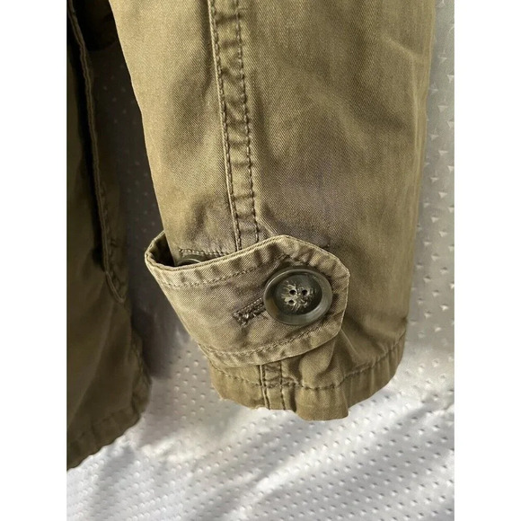 Aritzia Talula XS Trooper Green Army Jacket Coat Removable Faux Fur Lini… - Picture 7 of 12